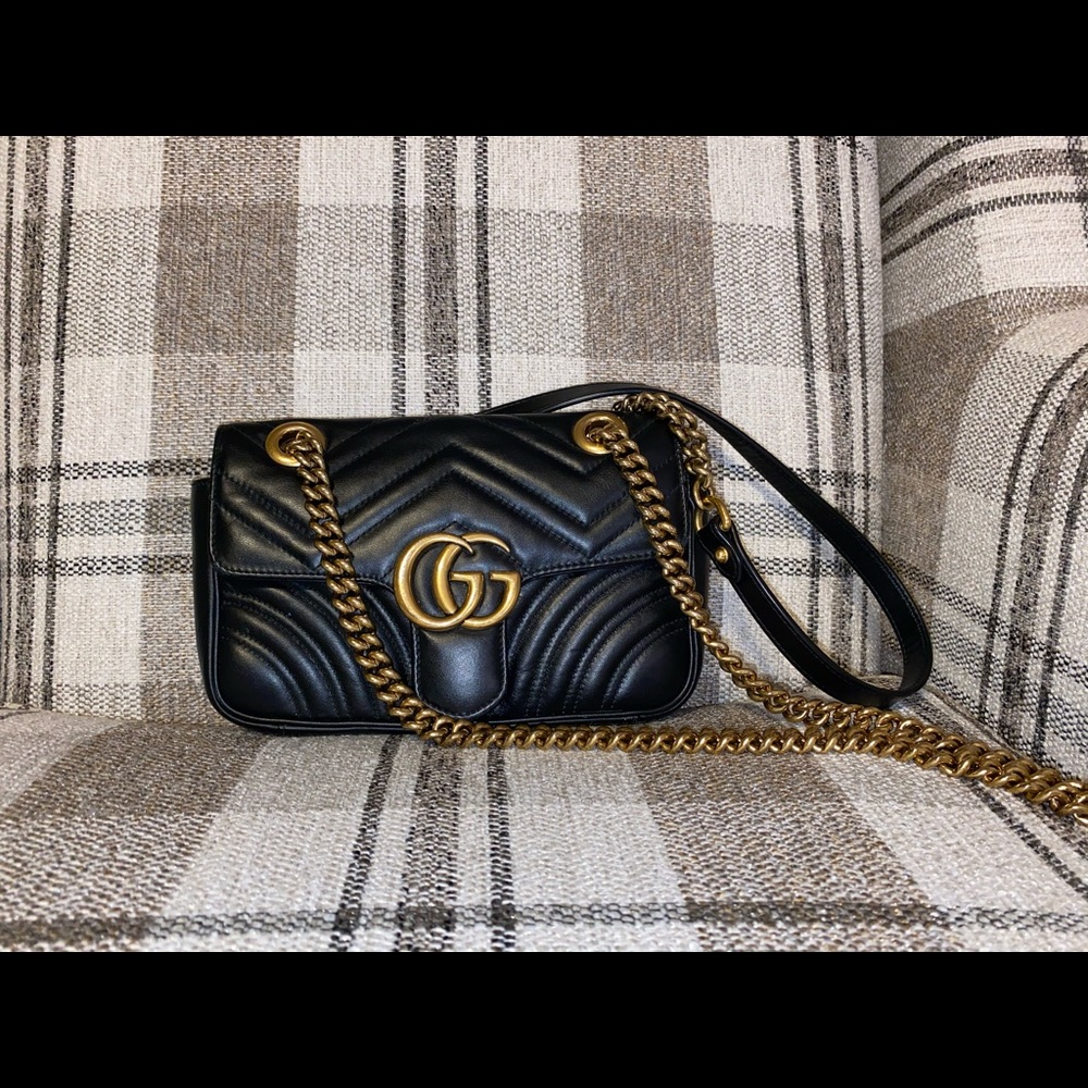 *SOLD* Gucci Marmont matelassé mini bag